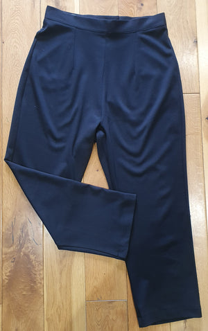 Black high waist trousers