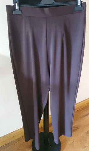 Brown high waist trousers