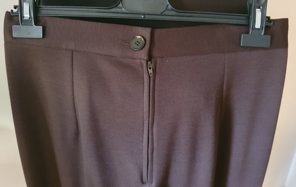 Brown high waist trousers