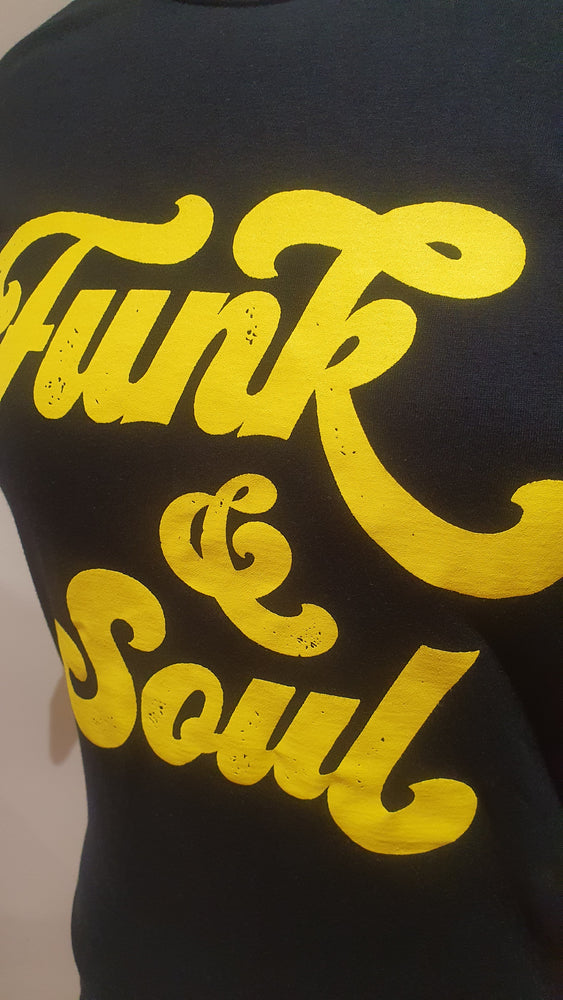 Ladies blk 'Funk and Soul' t-shirt