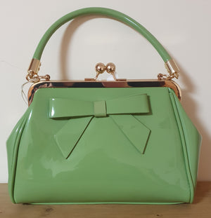 Ladies apple green handbag