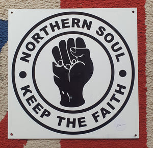 Northern Soul/ Soul Metal signs.