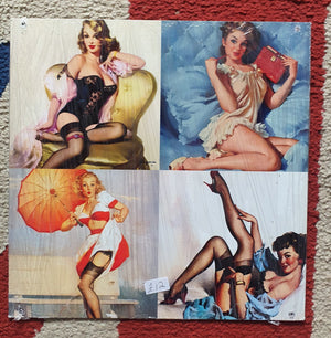 Pin up/ Iconic Metal Signs