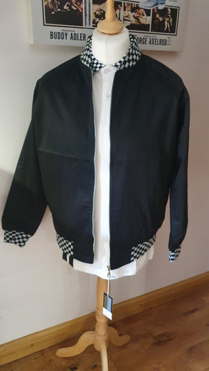 Mens black check jacket