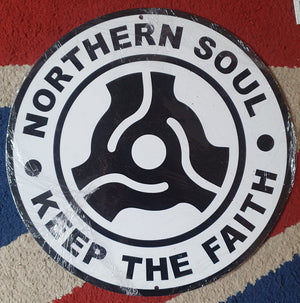 Northern Soul/ Soul Metal signs.