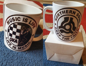 Northern soul/ ska mug