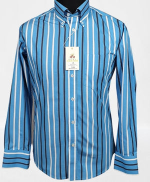 Mens stripe long sleeve shirt