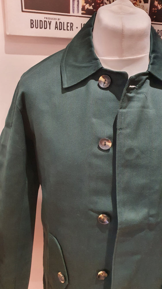 Mens Real Hoxton racing green Mac