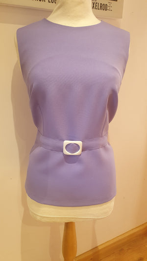 Ladies lilac 'Asher' buckle top