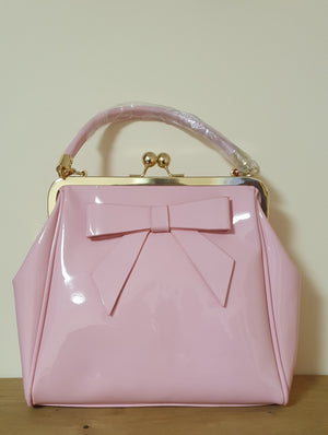 Pale pink handbag