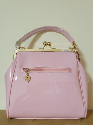 Pale pink handbag