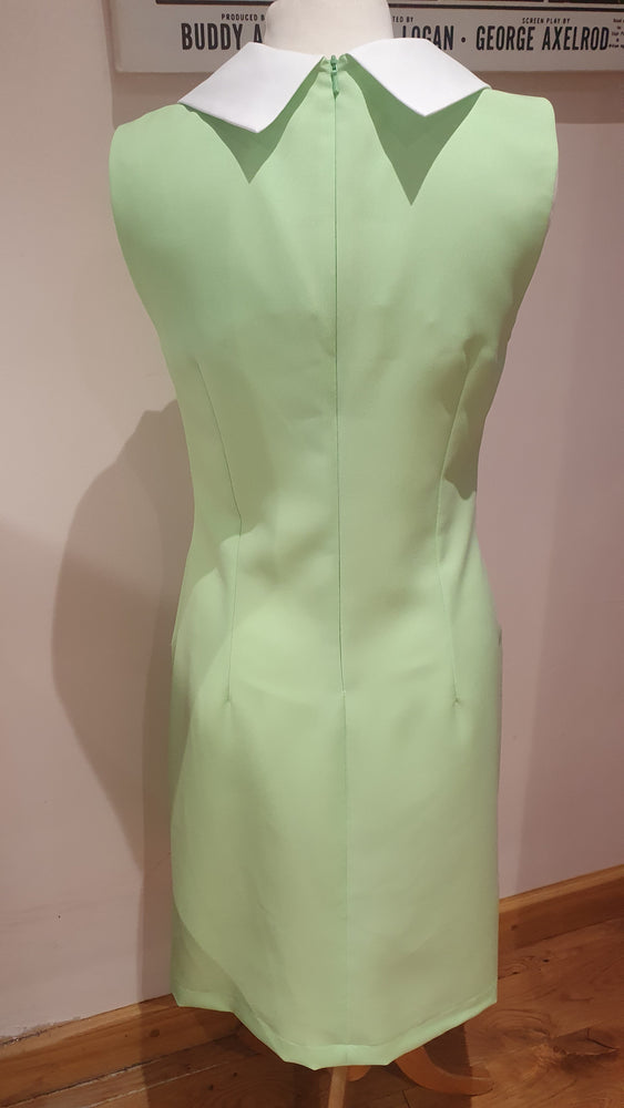 Ladies mint green 'BB' collar dress